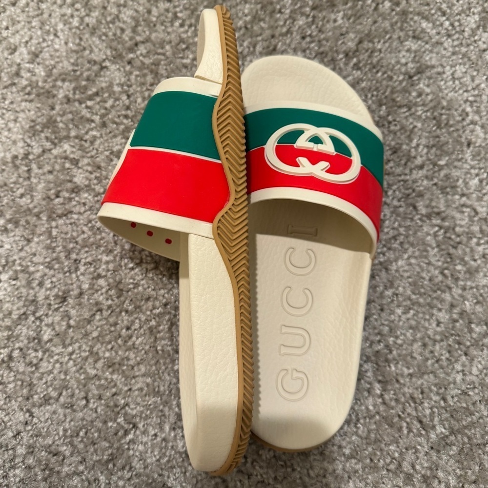 RUBBER GG INTERLOCK SANDAL - Picture 1 of 6